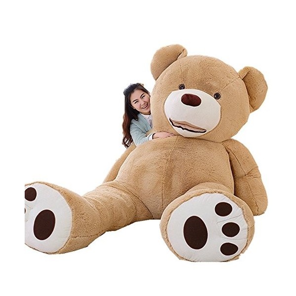 YunNasi Géant Nounours Peluche 250cm Ours Cadeau danniversaire