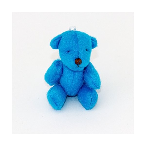 NEUF - 100 X Oursons En Peluche - Bleu Doux Mignonne Adorable - Cadeau Noël Anniversaire