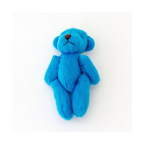 NEUF - 100 X Oursons En Peluche - Bleu Doux Mignonne Adorable - Cadeau Noël Anniversaire