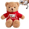 ADORSUN 100cm Nounours Géante Personnalisé, NounNounours avec Texte+ Photo, Cadeau Personnalisé pour Saint Valentin/Anniversa