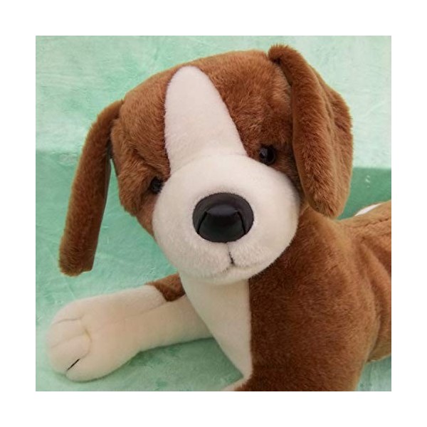 lliang Peluche Jouet Poupée de Chien en Peluche de Chien Heureux de Chien Environ 30cm