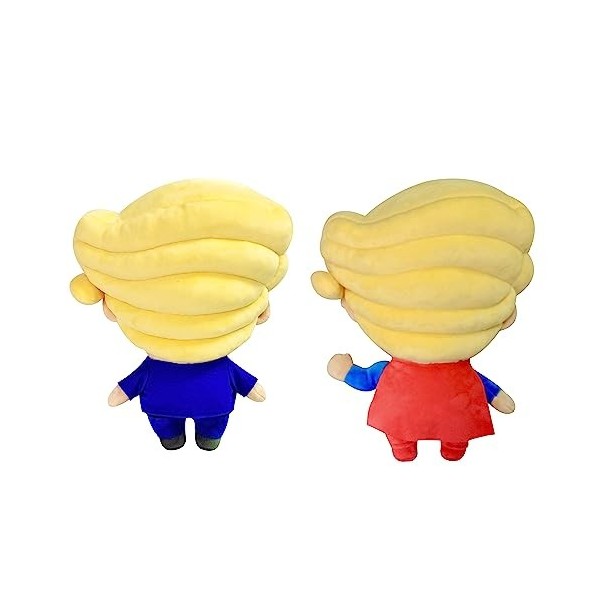 Trump Chibi® Ensemble de peluches : Chibi Trump en costume et poupées en peluche Chibi Trump Super Hero ensemble Trump Chibi