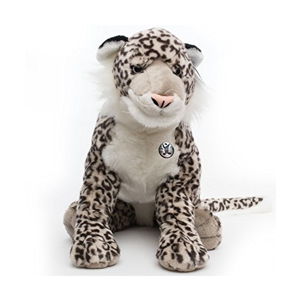Doudou léopard des neiges 95 cm XXL Peluche JASCHA – Doudou *biz