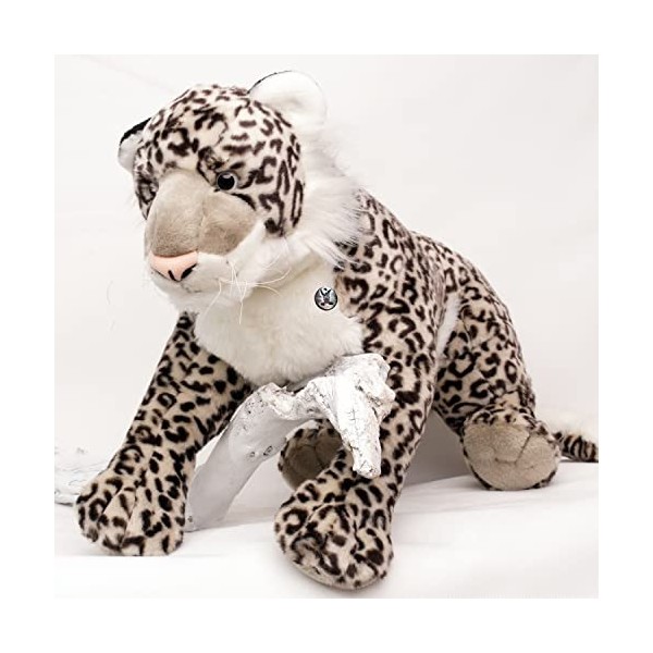 Doudou léopard des neiges 95 cm XXL Peluche JASCHA – Doudou *biz