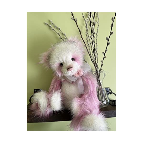 Charlie Bears - Lowra | Ours en peluche 2021 édition limitée – 3000 pièces entièrement articulé – Cadeau de collection – 55