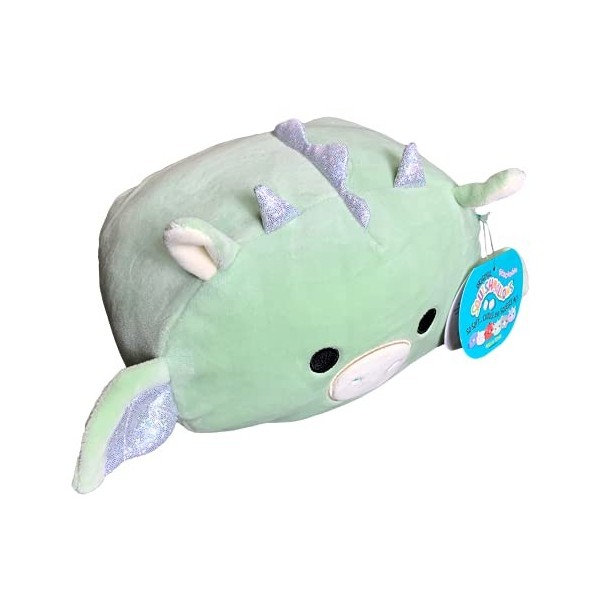 Squishmallow Peluche officielle Kellytoy Drew The Dragon empilable 20,3 cm