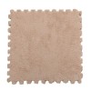 Tapis De Sol à Emboîtement en Peluche épaissie De 40 Pièces, Carreaux De Sol en Mousse De Puzzle Carrés Moelleux, Tapis Doux,