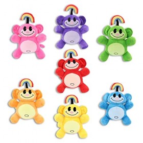 NAGGIS Jouet en Peluche Singe Arc-en-Ciel, Jouet en Peluche Amis Arc-en-Ciel, Jouet en Peluche Arc-en-Ciel 12 Pouces, Options