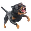 ibasenice 4 Pièces Ornements De Chien Jack Terrier Animal en Peluche Rottweiler Statue Figure Rottweiler Animaux en Peluche F