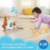 Fisher-Price 123 Crawl with Me Puppy, Electronic Dog Infant Crawling Toy with Music and Smart Stages Learning Content for Inf