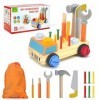 ACCXFEK Montessori Jouets en bois pour enfants de 2 ans et plus, 29 pièces pour la motricité fine pour les tout-petits, kit d