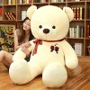 TONATO Big Bear Fur Toy Girl Big Bear Teddy Panda Doll Shrapnel Doll Birthday Gift,D,140cm