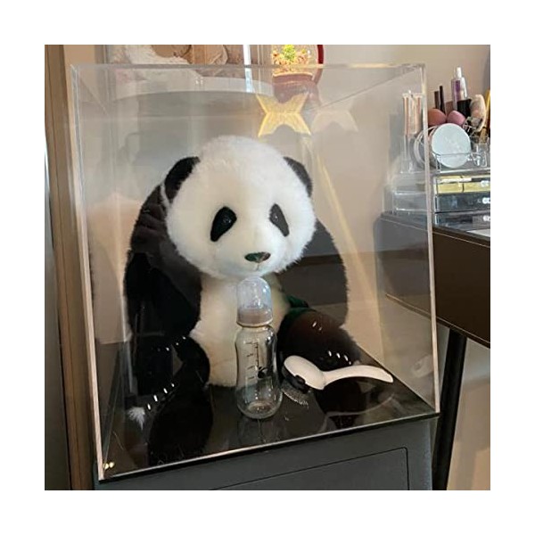 Vitrine Acrylique Transparent Animal En Peluche / Figurines D’action Boîtes De Cubes En Plastique Transparent Empilables - Av