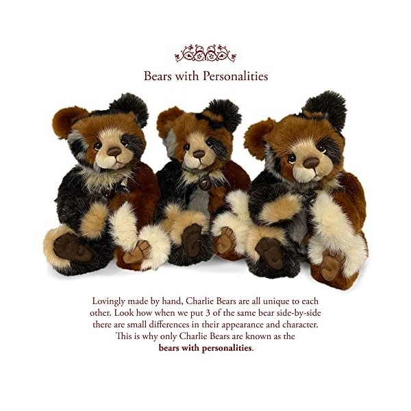 Charlie Bears - Hayley | Ours en peluche 2021 – Cadeau à collectionner de 58,4 cm