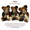 Charlie Bears - Hayley | Ours en peluche 2021 – Cadeau à collectionner de 58,4 cm