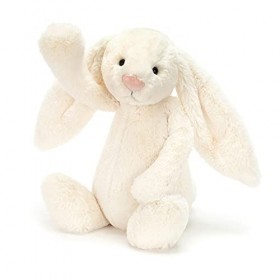 Jellycat - Peluche Lapin Bashfuls Crème - 36 cm 36cm