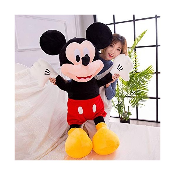 WYSTLDR Mignon Mickey Minnie poupée Mickey Mouse en Peluche poupée poupée Oreiller, Cadeau d’Anniversaire pour Enfants Saint-