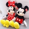 WYSTLDR Mignon Mickey Minnie poupée Mickey Mouse en Peluche poupée poupée Oreiller, Cadeau d’Anniversaire pour Enfants Saint-