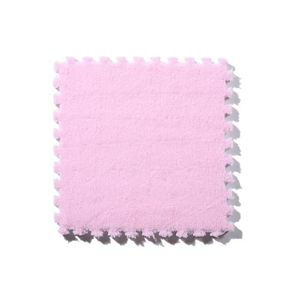 Dalles De Tapis Imbriquées 40 Pièces, Tapis De Sol en Mousse Puzzle en Peluche, Tapis Déquipement dexercice, Salle De Jeux,
