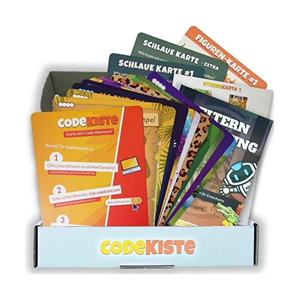 CodeKiste - Apprentissage de la programmation pour les enfants avec de vraies applications et jeux - Conçu pour les débutants