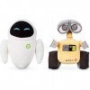 Disney Store Original Mini Bean Wall-e & Eve Plush Set - 7 L