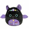 Squishmallow Kellytoy Peluche souple et spongieuse officielle pour Halloween Betty Bat Sugar Skull, 30,5 cm 