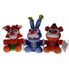 Funko Five Nights at Freddys Peluche comprend Circus Bonnie, Circus Freddy et Circus Foxy
