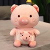 SaruEL Mignon Bubble Pig Oreiller Poupée Oreiller Enfants Amis Cadeau D’Anniversaire Cadeau De Noël 50cm 1