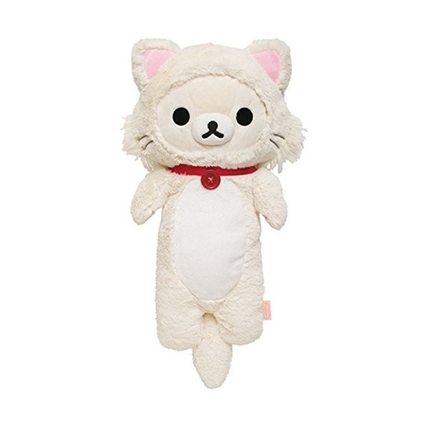 San-X Rilakkmua Dakigurumi - Chat Korilakkuma tenant une peluche