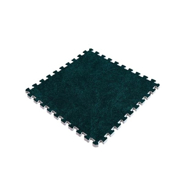 Tapis De Sol en Mousse Puzzle avec Bordure, 36 Pièces, Dalles De Tapis en Peluche Emboîtables 30 Cm, Tapis De Jeu, Combinaiso