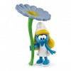 Schleich 20828 Schtroumpfette à la Fleur The Smurfs Multicolore