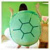 FNHY Oreillers Portables en Coquille de Tortue Coussin de Couchage Tortue surdimensionné Jeu de Cosplay Oreiller Amovible en 