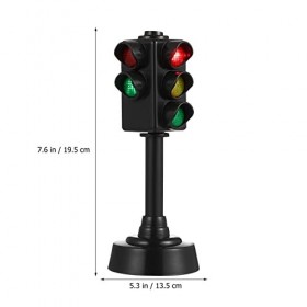 SAFIGLE Lot de 58 signaux de route, en plastique, pour enfants, feux de circulation, signaux, routes, colorés pour enfants, b