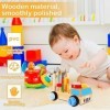 Encuryna Caisse a Outil Enfant en Bois, Boite a Outil Enfant Jouets en Bois, Jeux Montessori Enfants 3 4 5 6 Ans, Caisse à Ou