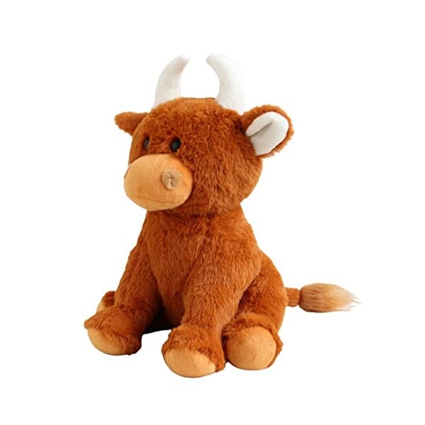 leryveo 5 Pcs Vache des Highlands en Peluche,Peluche Vache Highland en Peluche | Jouets en Peluche Kawaii Jouet Animal, décor