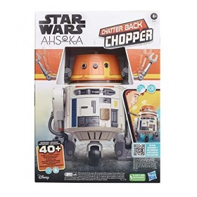 Star Wars Chatter Back Chopper, Jouets animatroniques Star Wars pour Enfants, Plus de 40&nbsp;Combinaisons de Sons et mouvements