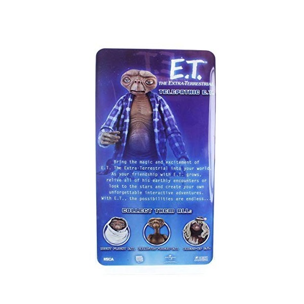 NECA -ET Telepathic NEC398A Figurine en PVC Multicolore