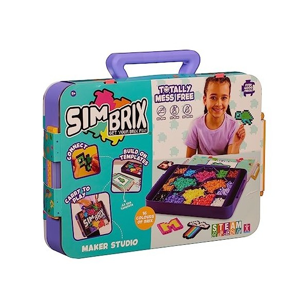 Character Options- Simbrix Maker Studio avec Plus de 4 000 Brix Activité créative Steam Arts and Crafts Jouets pour Enfants p