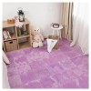 36 Pièces 12x12 Pouces Puzzle Multifonctionnel Carreaux De Tapis Imbriqués,Sol en Mousse en Peluche Douce, De Jeu Antidérapan