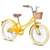 Glerc 12 Pouces Enfants Filles vélo pour 3 4 5 Ans Petites Filles rétro Style Vintage vélos avec Panier Roues de Formation et