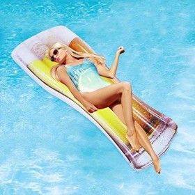 Matelas Piscine Aux Peluches épaississant Creative Adulte Gonflable Gonflable Global Eau Good Tock Floating Roquin Lit Flotta