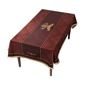 FLYIFE Nappeurs en Tissu Intérieur/Extérieur Nappes en Peluche À Carreaux Rétro Nappes Rectangulaires Retro Geométric Geometr