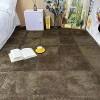 Tapis De Sol en Mousse Emboîtable en Peluche,30 X 30 X 1 Cm Tapis De Protection pour Carreaux Doux Et Antidérapant–Moquette D