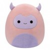 Squishmallows Peluche originale Ronalda rose et violet Yeti de 50,8 cm – Jumbo Ultrasoft officiel Jazwares