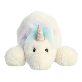Aurora® Laid-Back Snoozles™ Licorne en peluche – Confort douillet – Jeu imaginatif – Blanc 45,7 cm