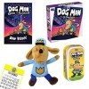 Dav Pilkey Dog Man Grime and Punishment Coffret cadeau comprenant le livre à couverture rigide 9, le personnage du livre en 