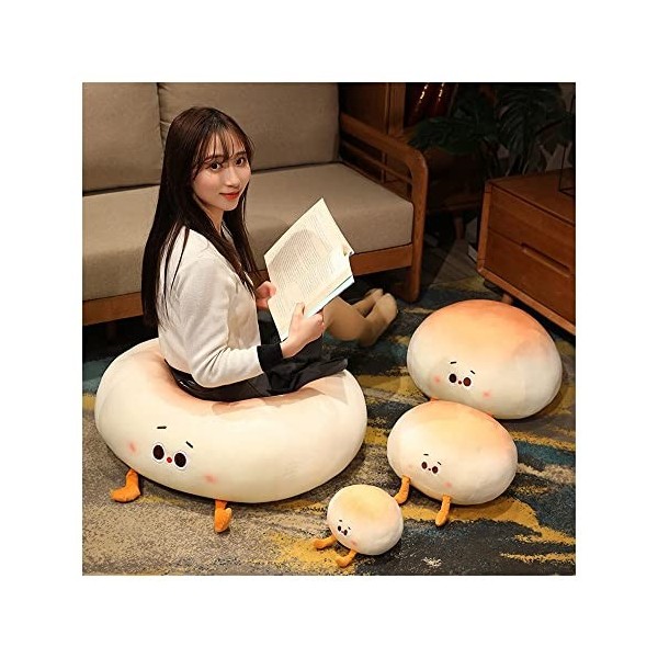 Jouet en peluche créatif 10-60CM Kawaii en peluche cuit à la vapeur chignon en peluche dessin animé réaliste émotionnel Bao Z