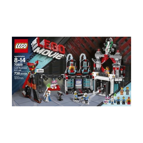 Lego Movie - 70809 - Jeu De Construction - Le Qg De Lord Business