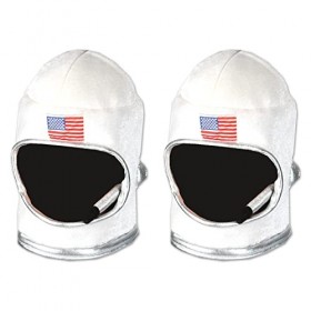 Beistle Lot de 2 chapeaux dastronaute en tissu peluche pour fête sur le thème de lespace
