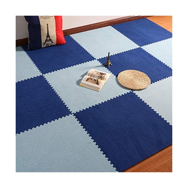 TONGQU Tapis De Jeu en Mousse pour Enfants, Tapis en Peluche en Mousse EVA avec Bords - Parfait pour La Protection du Sol, Le